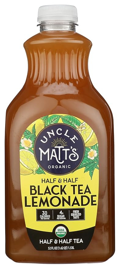 UNCLE MATTS Organic Half & Half Black Tea Lemonade, 52 FZ | Amazon (US)