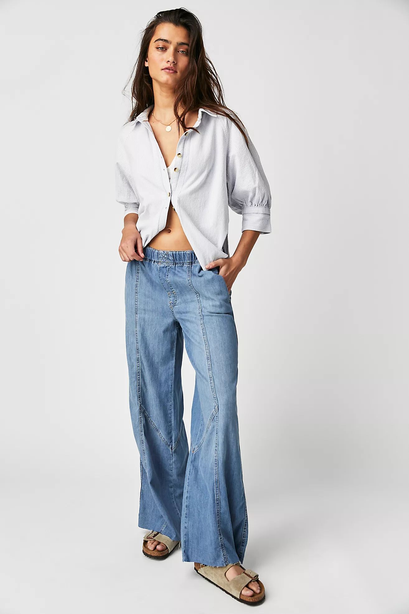 Easy Street Pull-On Jeans | Free People (Global - UK&FR Excluded)