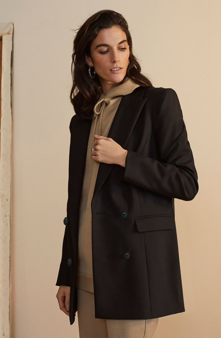 River Island Studio Double Breasted Blazer | Nordstrom | Nordstrom