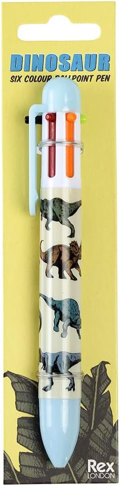 Rex London Dinosaur Six Colour Pen | Amazon (UK)
