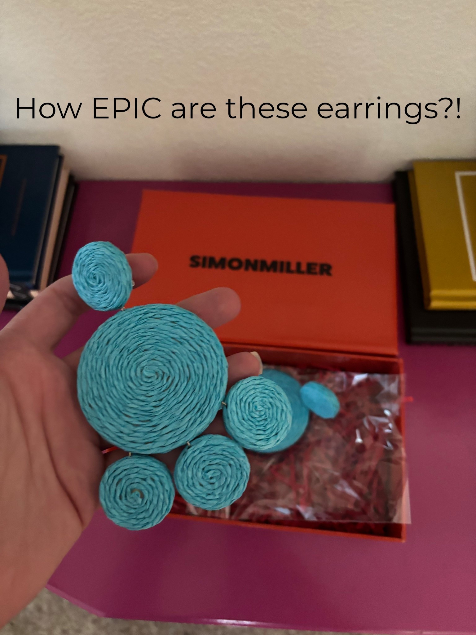 Totally obsessed with these earrings from Simon Miller. They are quite light considering the scale and they have a post/clip hybrid closure so they won’t fall out, but they don’t pinch as much as a regular clip in my opinion. They have a few colors available on the website or you can rent the tan color on rent the runway so I’ll link to that too.!

#LTKSeasonal #LTKStyleTip