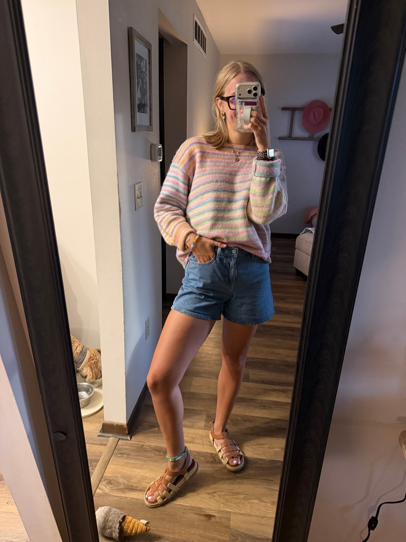 Yesterday’s CUTEEEE summer fit — 06.07.26 🌞🩵💛🩷🌼🌤️😎

Medium in yellow floral swimsuit from @Target 
4 in denim shorts from Old Navy
sweater is from Lily’s in Paoli (the CUTEST pastel colors!!!!)
🧢 Margarita trucker hat is from Amazon 🩵

summer outfits, summer swimsuits, Target outfits, Target finds, Target deals, swimsuit deals, Wild Fable swimsuits, Old Navy denim, Old Navy shorts, Old Navy finds, Old Navy deals, Amazon finds, Amazon hats, trucker hats, Amazon deal, Prime Deal Days, outfit of the day, trending summer finds

#LTKootd #LTKSaleAlert #LTKSwim