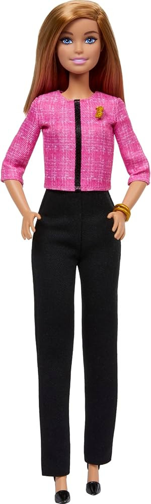 Barbie Careers Doll & Accessories, Future Leader with Blonde Hair Wearing Outfit with 2 Golden Br... | Amazon (US)