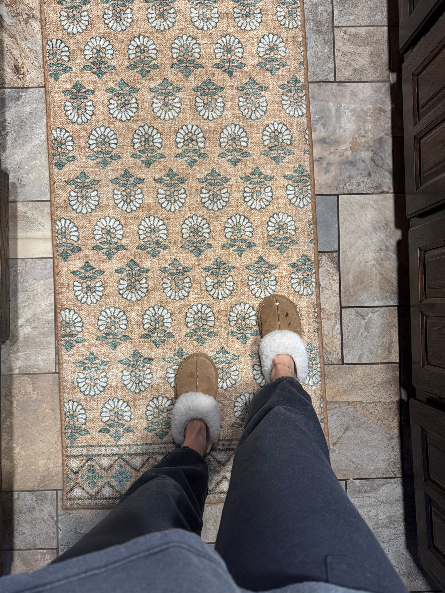 Happy with this @Target purchase for the kitchen! 

Runner, rug, memory foam, kitchen, decor, home, spring, home style, block print, neutral, green 

#LTKSaleAlert #LTKHome