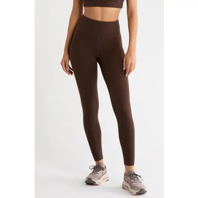 Zella Studio Luxe High Waist Pocket Leggings in Black at Nordstrom, Size Xx-Large | Nordstrom