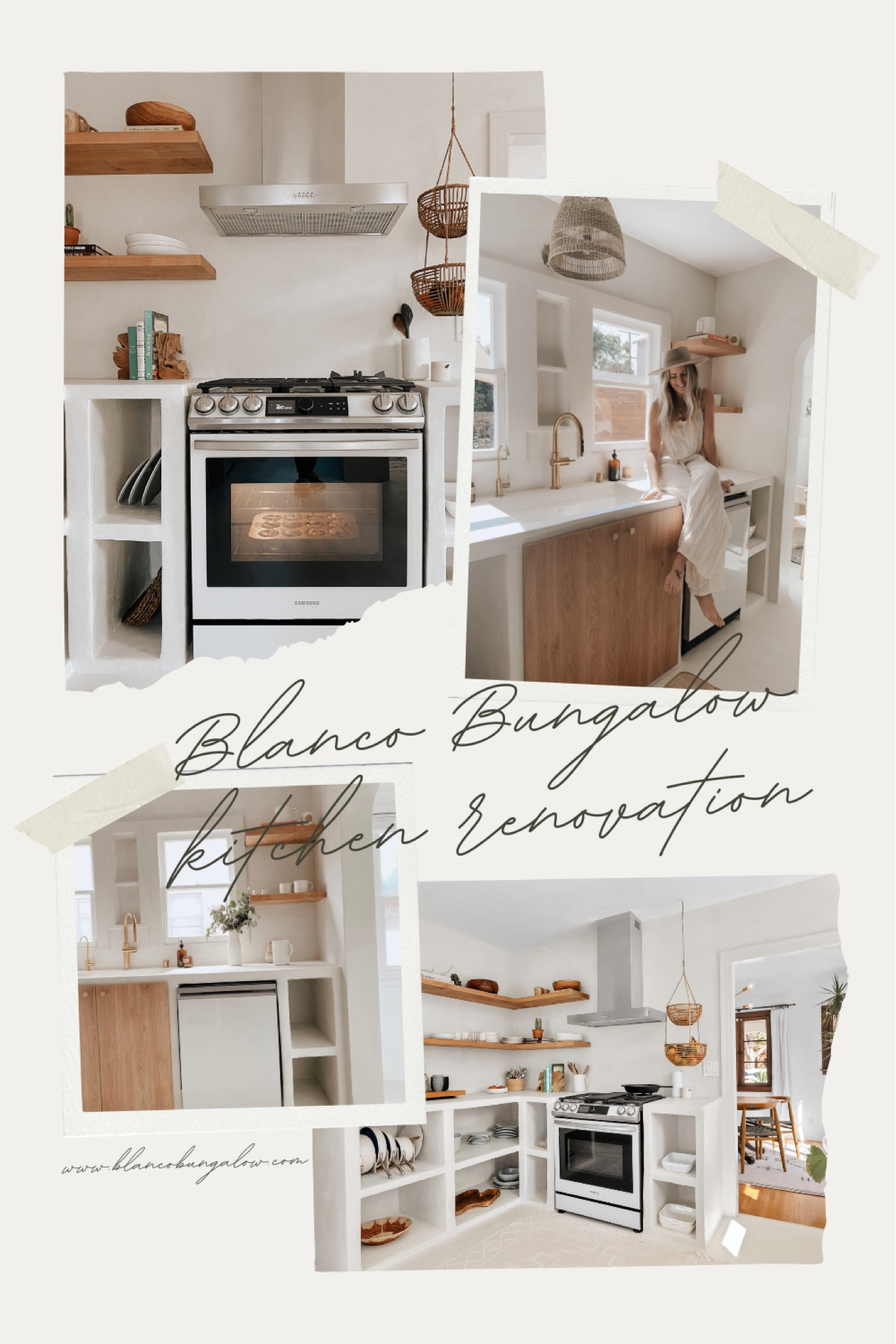 Blanco Bungalow Microcement Small White Spanish Kitchen Renovation + Design #kitchendesign #smallkitchen #kitchenrenovation #microcement 

#LTKHome