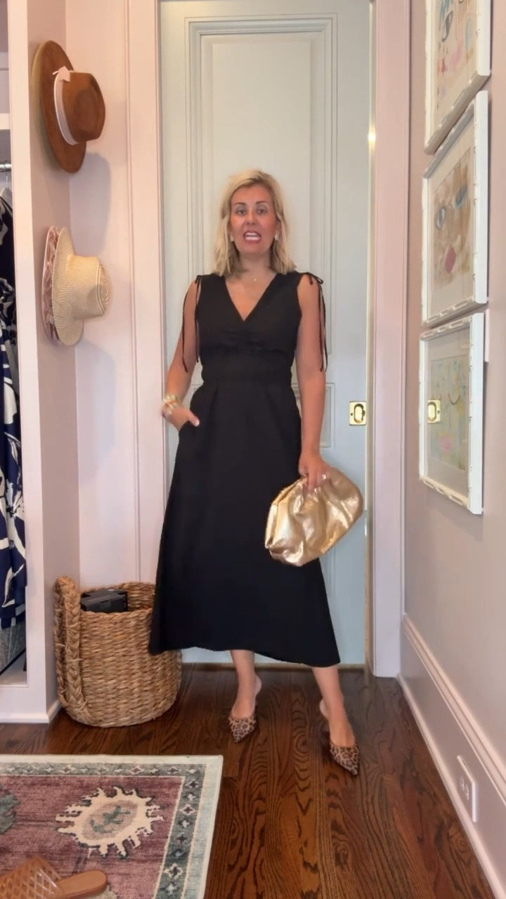 Best dress of the day!! Everyone needs a great black dress and this is a yes!  I’m in xs dress and 8 heel. 

*code Catherine20 at Allie + Bess

#LTKdayinmylife #LTKootd #LTKmomlife
