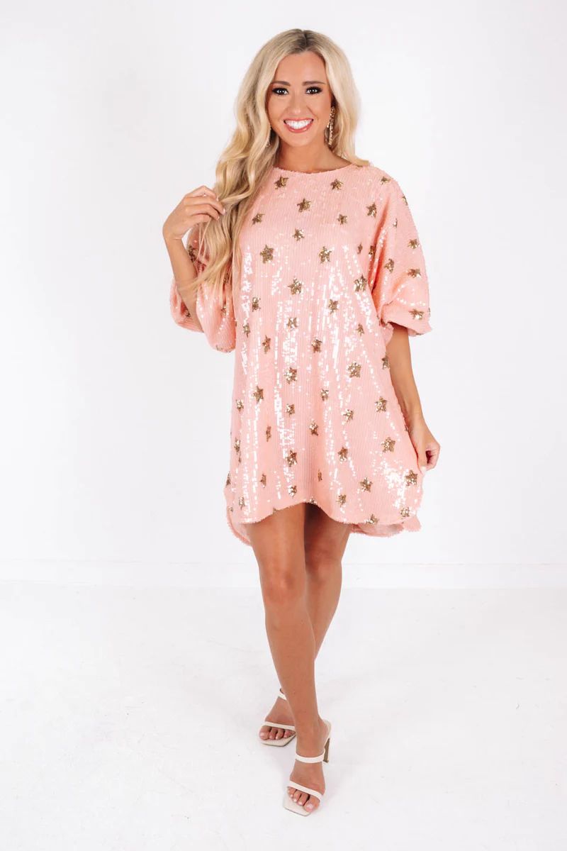 She's The Star Dress - Pink | The Impeccable Pig