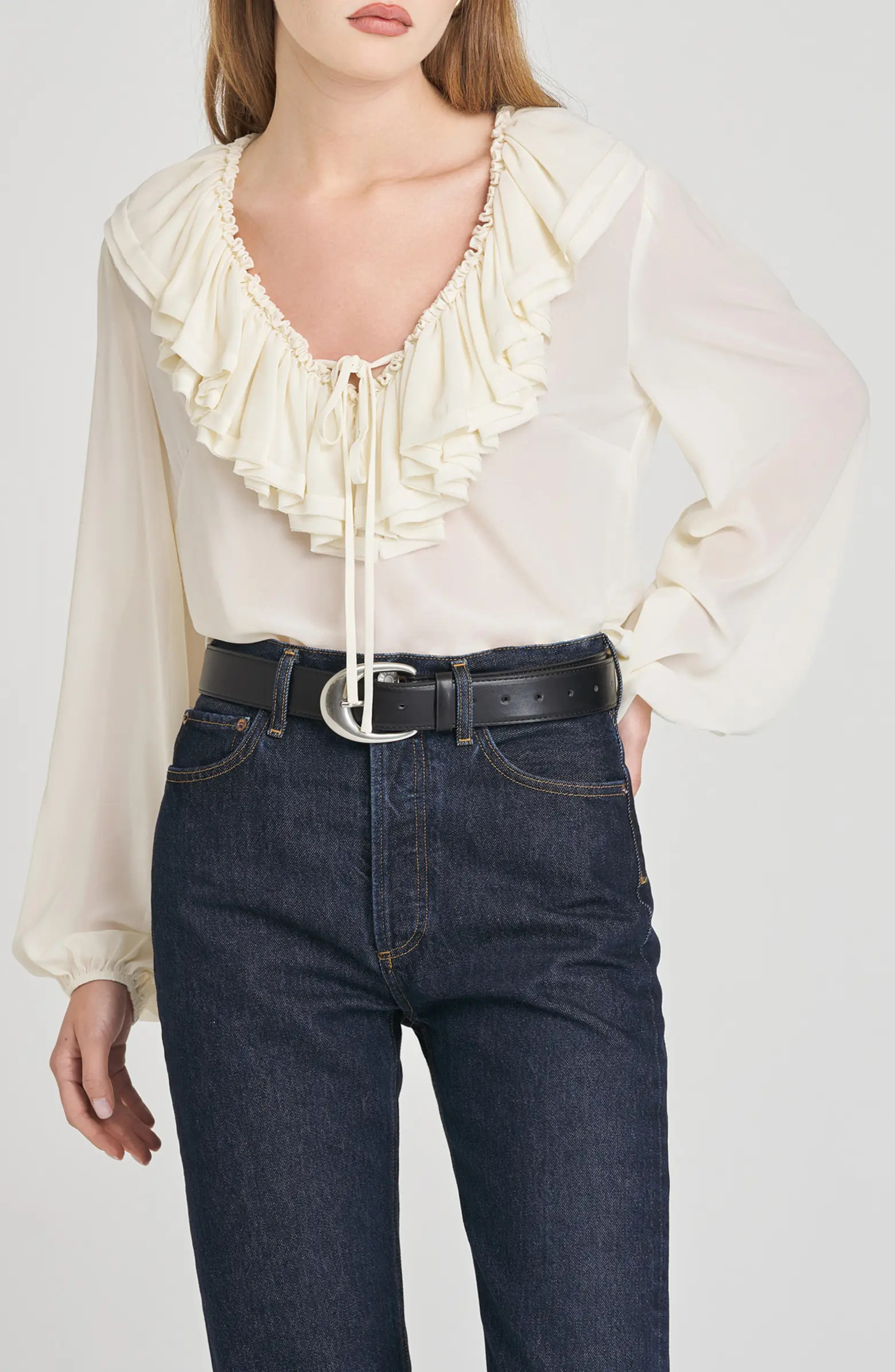WAYF Agnes Ruffle Top | Nordstrom | Nordstrom
