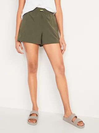 High-Waisted StretchTech Hybrid Shorts for Women -- 4-inch inseam | Old Navy (US)