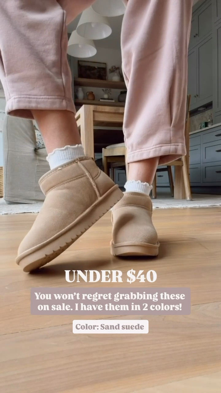 These boots are a look alike to the brand we all know and love but are a fraction of the price! Plus, they are on sale! I love this light color too!

Loverly Grey, Ugg lookalike, furry boots, slippers, gift ideas, Amazon, Black Friday sale, cyber week 

#LTKCyberWeek #LTKFindsUnder50