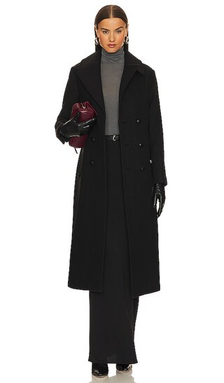 Kensington Coat in Deep Navy | Revolve Clothing (Global)