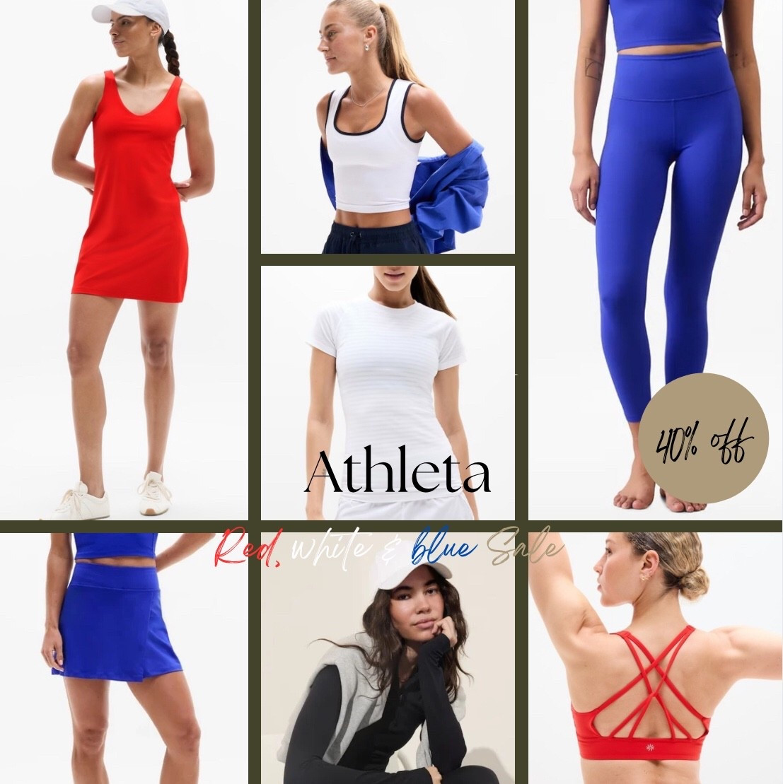 Athleta favorites on SALE! ❤️💙 

#athleisure #salealert #salefind #athleta #fit #LTKTravel #redwhiteandblue #july4th #summerlook

#LTKStyleTip #LTKActive #LTKFindsUnder50
