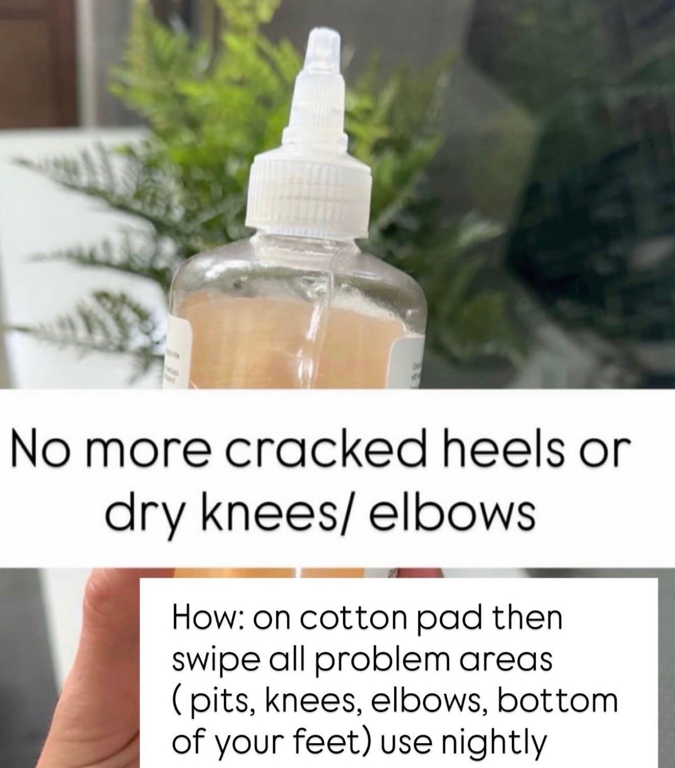 this little trick changed my skin. swipe this on your dry areas at night and it smooths everything out, cracked heels, rough elbows, dry knees… it actually works

dry skin fix, cracked heels remedy, smooth skin tips, body care routine, skincare hacks, soft skin routine, exfoliating toner, nightly routine, dry skin solution, beauty tips, annabrstyle 

#LTKBeauty #LTKgrwm #LTKselfcare