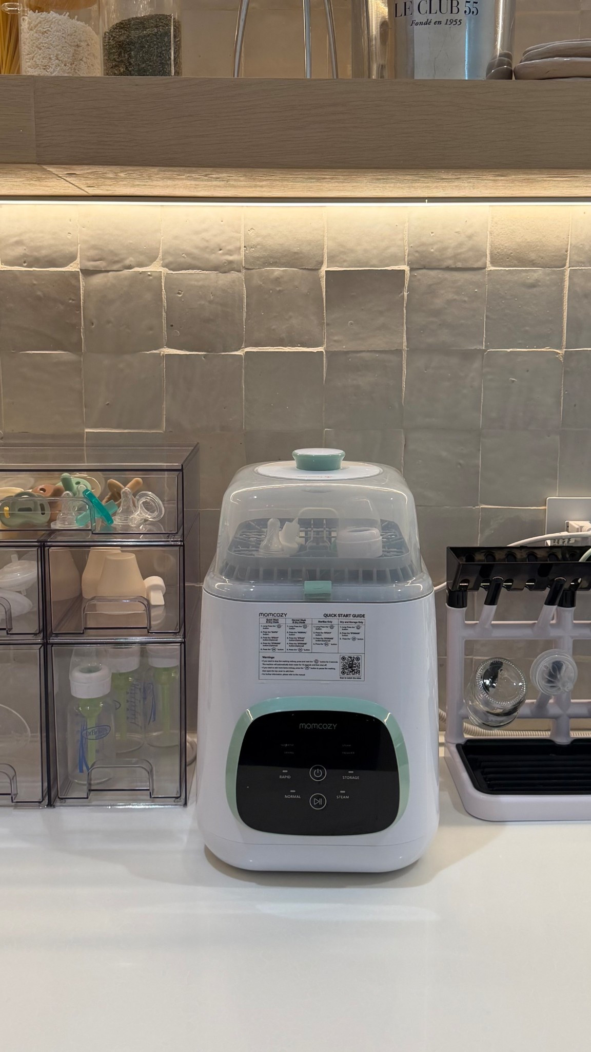 Bottle station and the washer and sterilizer that I cannot live without 

#LTKBump #LTKBaby #LTKmomlife