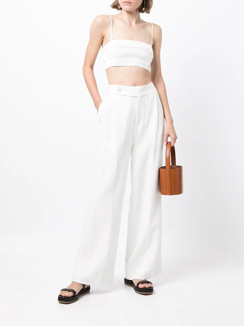 Clemence wide-leg trousers | Farfetch Global