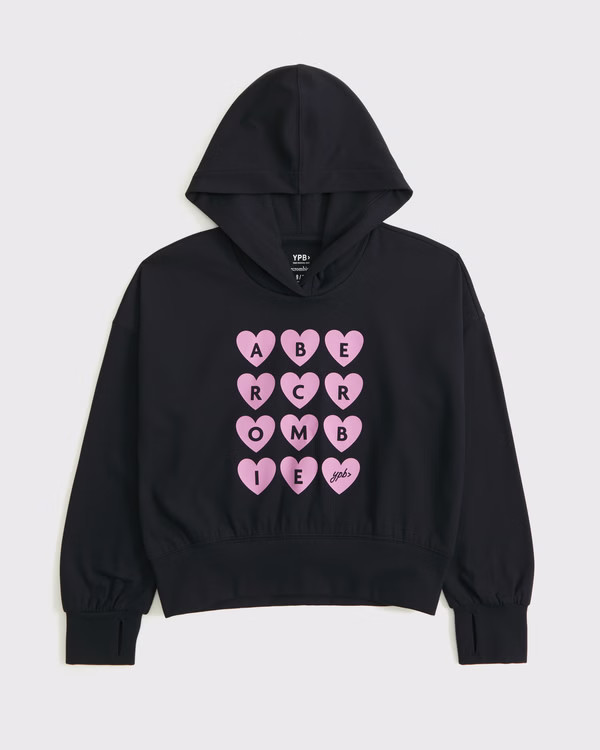 ypb graphic logo popover hoodie | Abercrombie & Fitch (US)