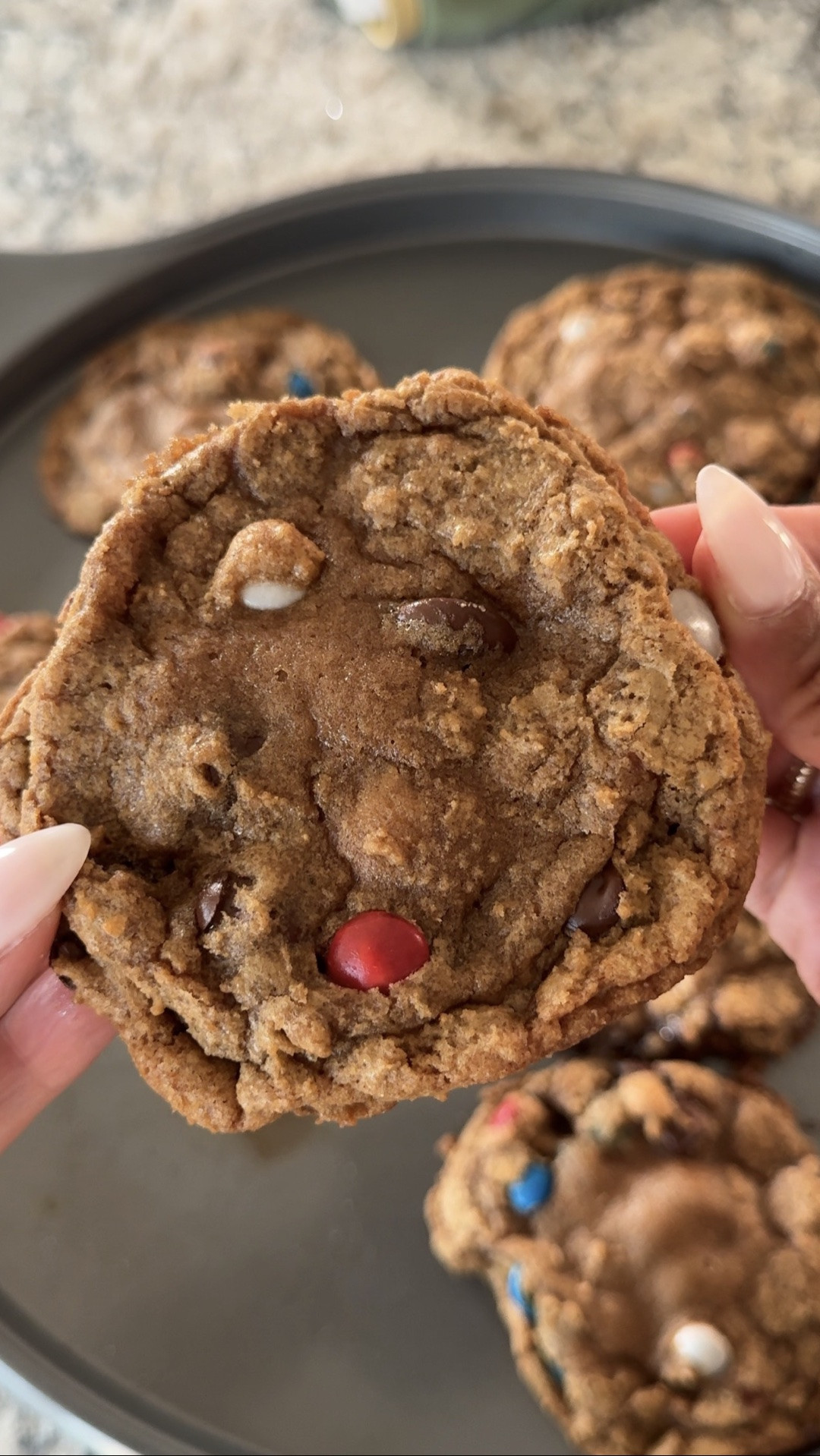 The brown butter wasn't optional.

Everything else was just a bonus. 🤎🍪✨

I used the amazing chocolate chip cookie recipe from **@BromaBakery** and made a couple of tweaks that were so worth it:
• Swapped in **dark brown sugar**
• Doubled the vanilla (2 tbsp instead of 1)
• Used **dark chocolate** instead of semisweet
• Folded in **red, white & blue M&M's**

Brown butter + dark brown sugar is the dream combination. 🤍

I'm linking everything I used—from my baking tools to my favorite ingredients—here on LTK. If you make these, let me know what mix-ins you'd add!

#LTKfoodie #LTKselfcare #LTKSeasonal