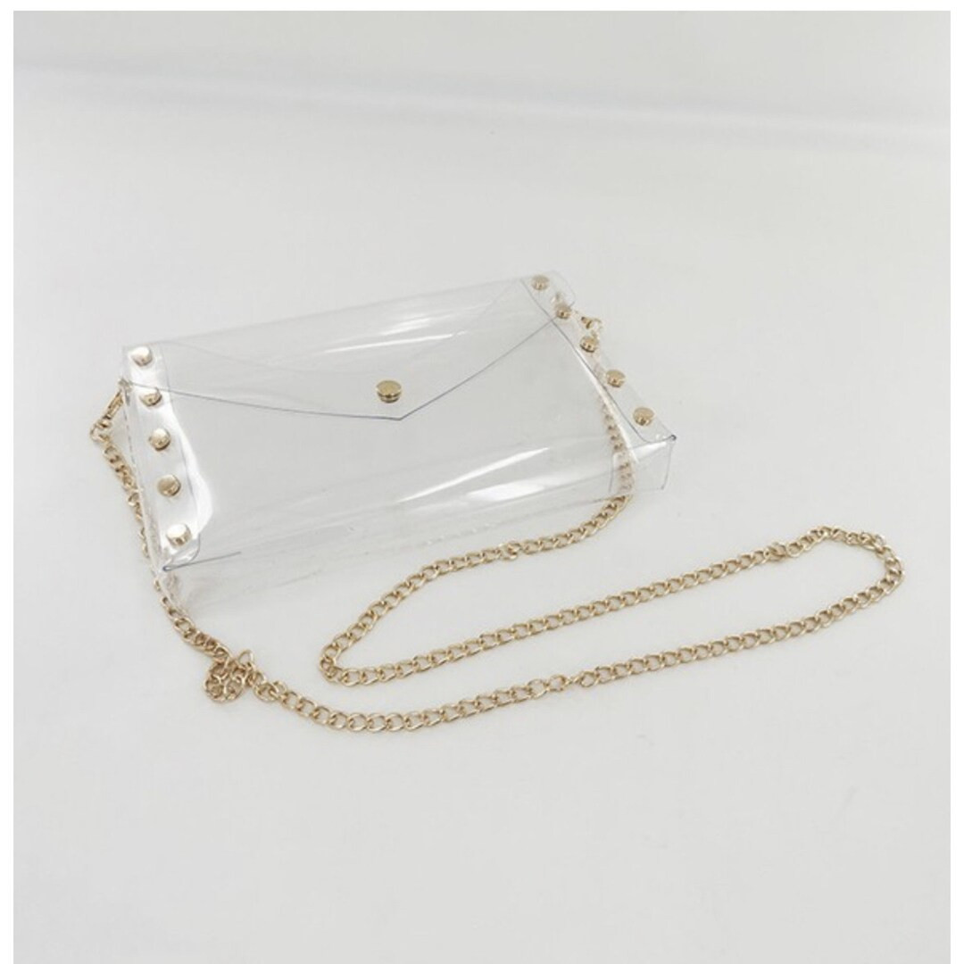Gold Studded Clear Stadium Bag Crossbody Bag Stadium Bag - Etsy | Etsy (US)