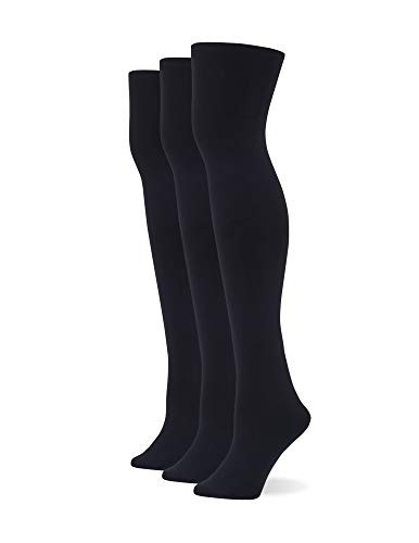 No nonsense womens Great Shapes Control Top Blackout Shaping Tight, 3 Pair Pack Tights, Black- Pair Pack, Small US | Amazon (US)