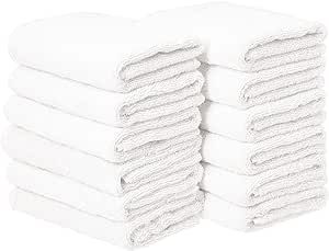 Amazon.com: Amazon Basics Cotton Hand Towel - 12-Pack, White : Home & Kitchen | Amazon (US)
