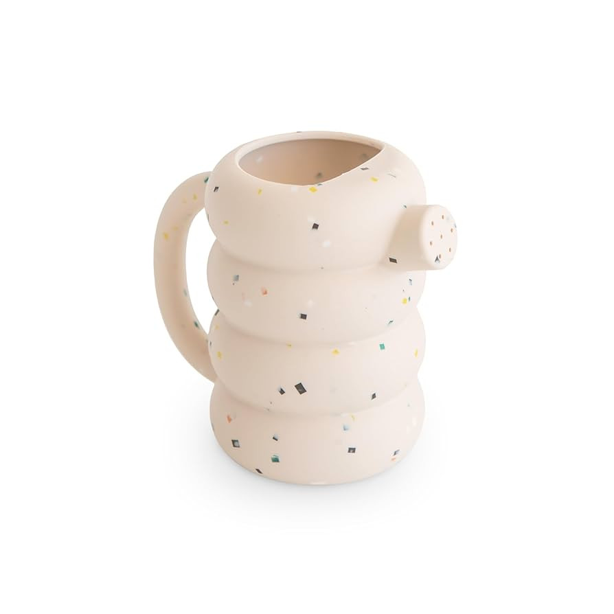 mushie Silicone Watering Can | Bath and Outdoor Play for Toddlers 10 Months+ (Vanilla Confetti) | Amazon (US)