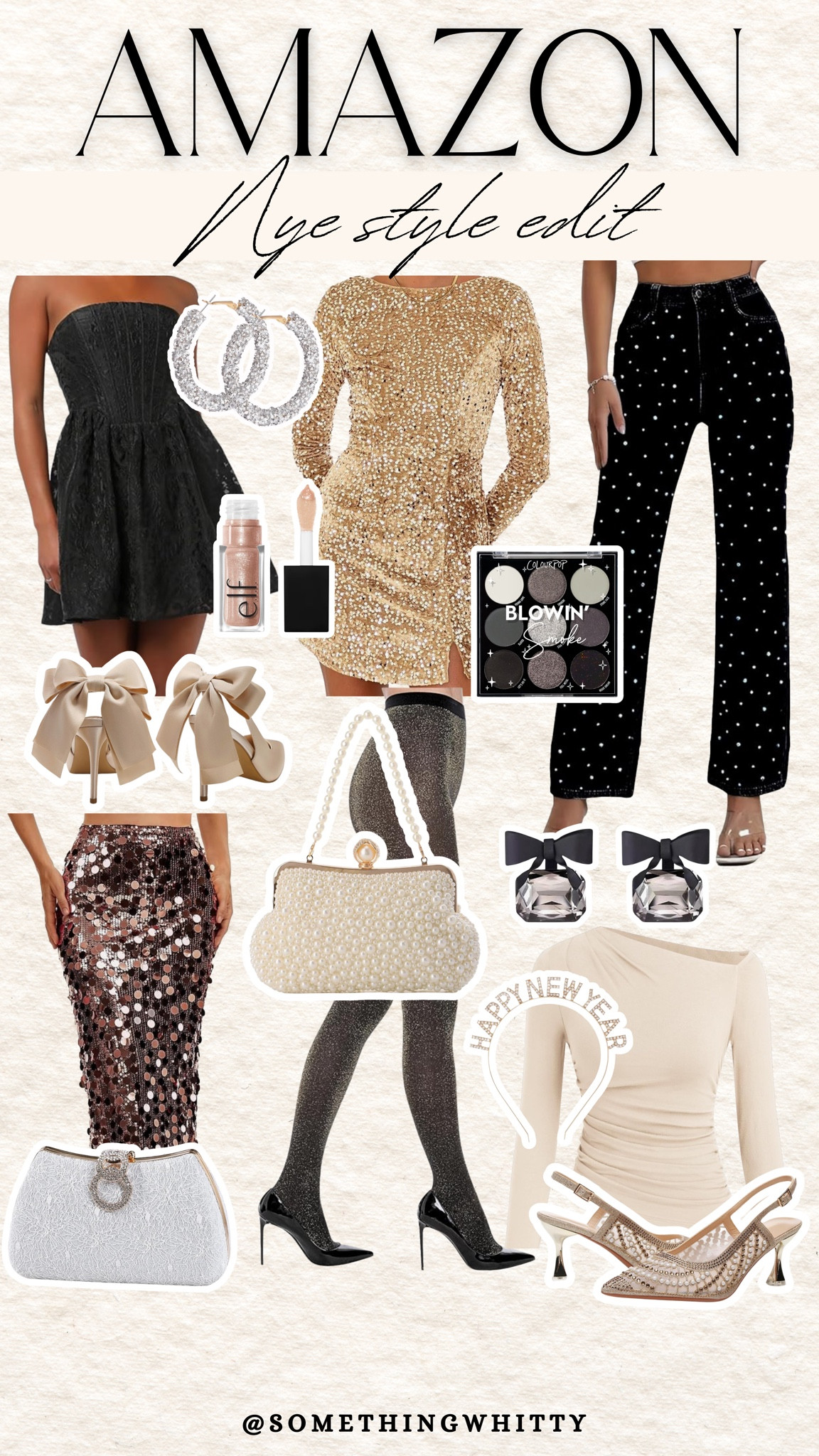 Found these amazing pieces on Amazon for a perfect NYE outfit! #founditonamazon #nye #amazonfinds #nyeoutfit #womens #fashion #somethingwhitty

#LTKFindsUnder100 #LTKHoliday #LTKSeasonal