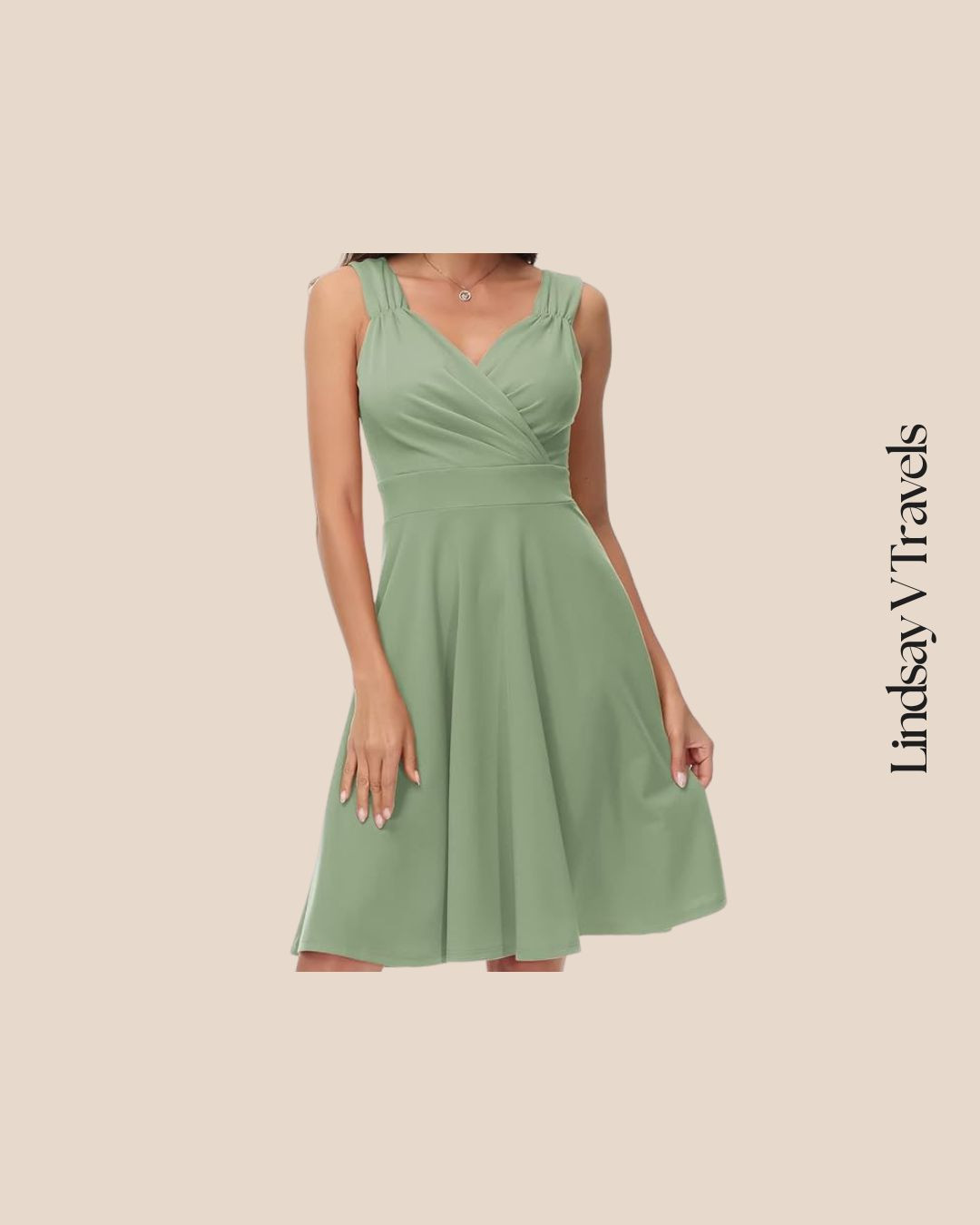 Effortlessly chic in this pea green wrap dress! Perfect for weddings or formal events. 

#LTKSeasonal #LTKStyleTip #LTKWedding
