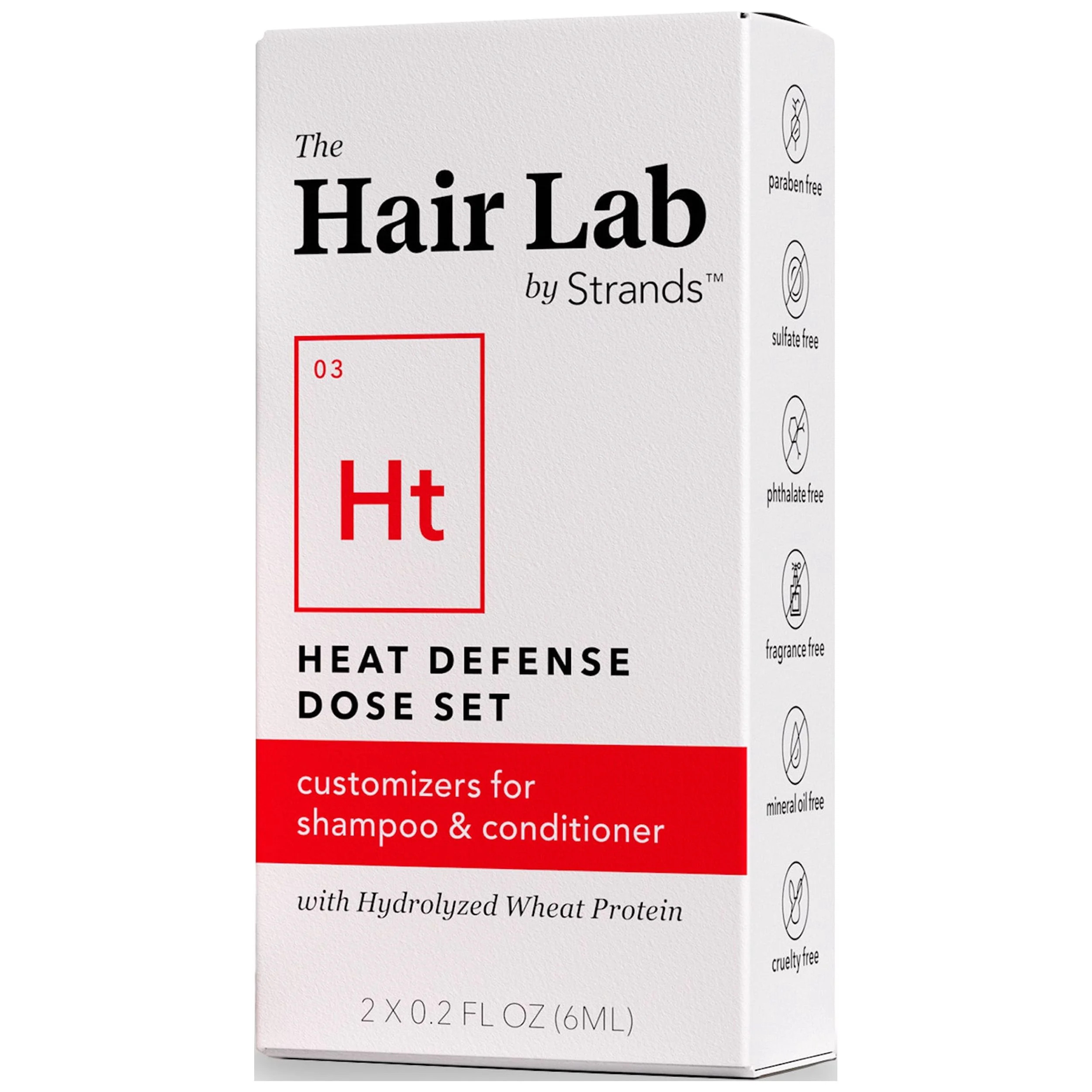 The Hair Lab Heat Defense Shampoo & Conditioner Dose Set with Hydrolyzed Wheat Protein, 2 x 0.2 o... | Walmart (US)