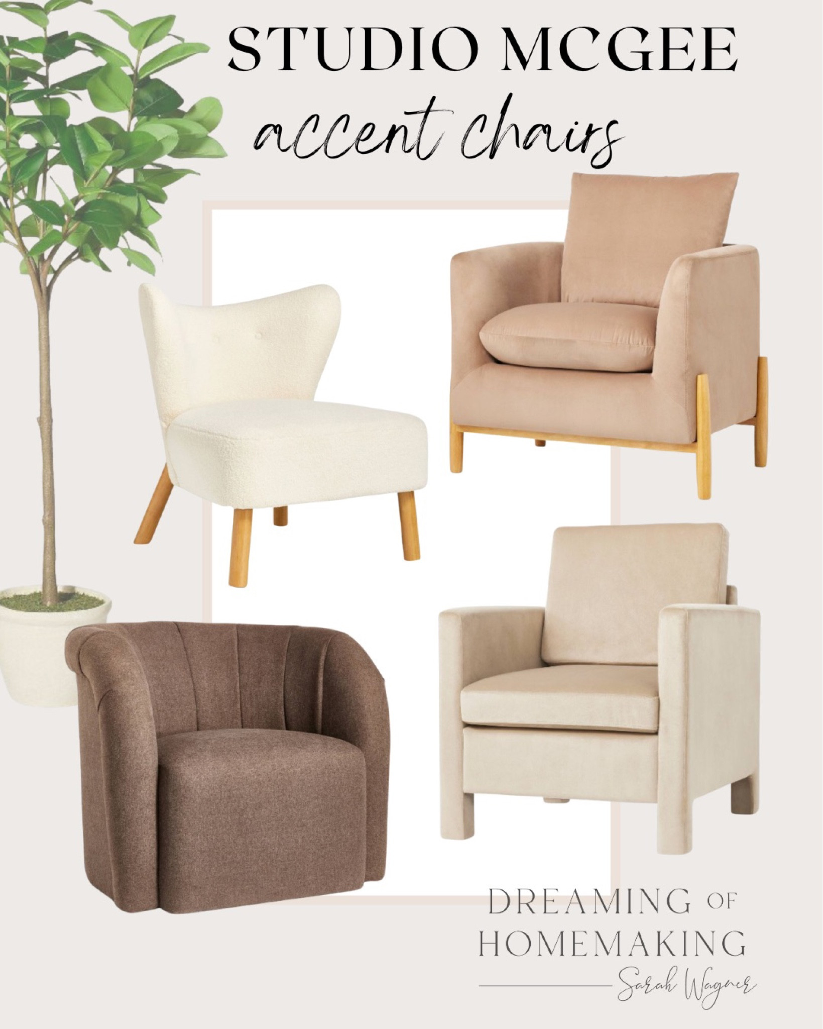 Mcgee accent deals chair