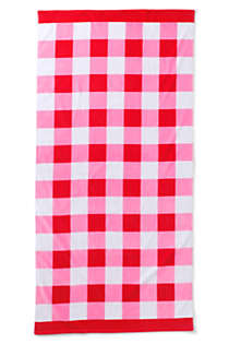 Draper James x Lands' End Printed Velour Beach Towel | Lands' End (US)