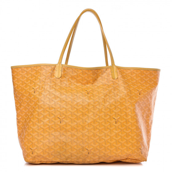 GOYARD Goyardine Saint Louis GM Yellow | Fashionphile