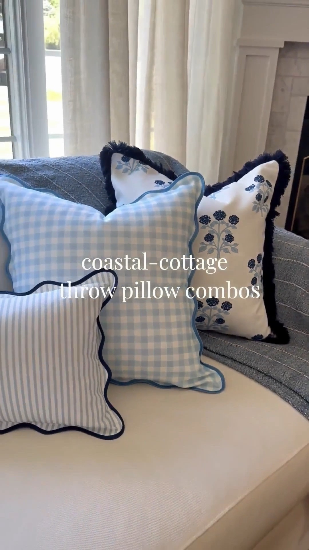 Hofdeco throw pillows are made to Mix & Match!  Just pick your favorites & your home will instantly look refreshed (as if you hired a pro interior decorator!) You can’t go wrong! They’re fool-proof! 😜😉

Although these accent pillow covers are waterproof and made for outdoors, the fabric is so high end that you can seamlessly style them inside too! 

Multi-use & multi-combos… You can’t go wrong! 💯😍

.
.
neutral modern decorative accents  
coastal-cottage throw pillow combos 
summer living room decor
affordable indoor/outdoor throw pillows 
light blue & white accent pillows
coastal style decor 
serena & lily look for less
serena and lily inspired living room

#LTKSeasonal #LTKHome #LTKSaleAlert