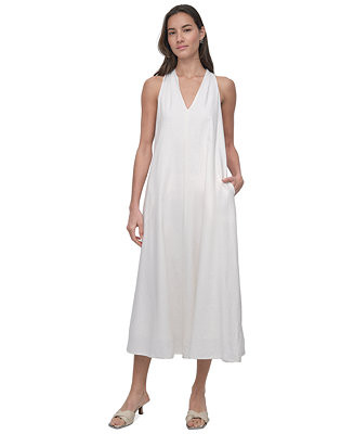 DKNY Jeans Women's V-Neck Racerback Swing Dress - Macy's | Macy's