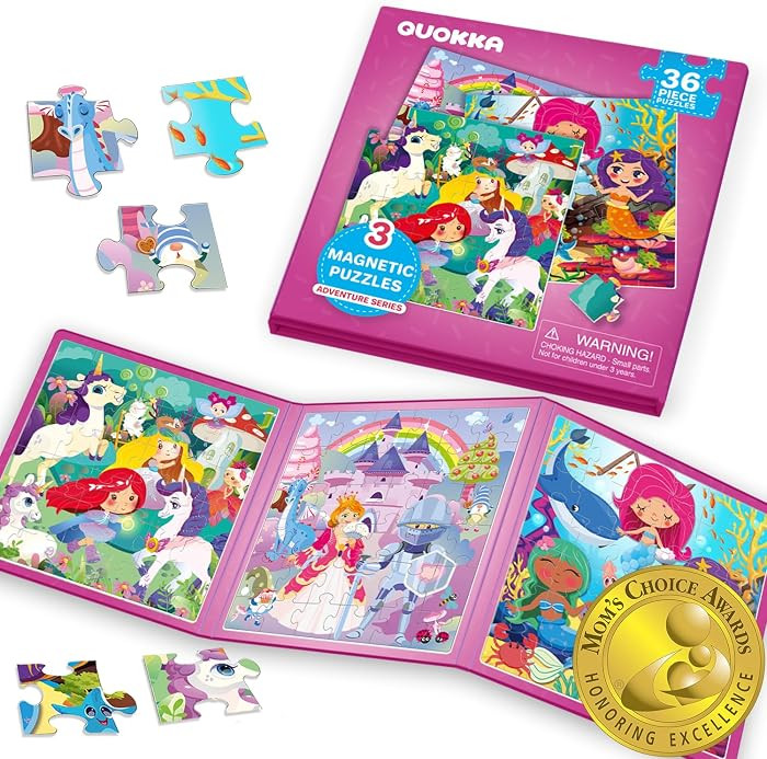 QUOKKA Magnetic Puzzles for Kids Ages 4-6 – 36 Pieces Sudoku Toddler Puzzles Ages 2-4 – Trave... | Amazon (US)