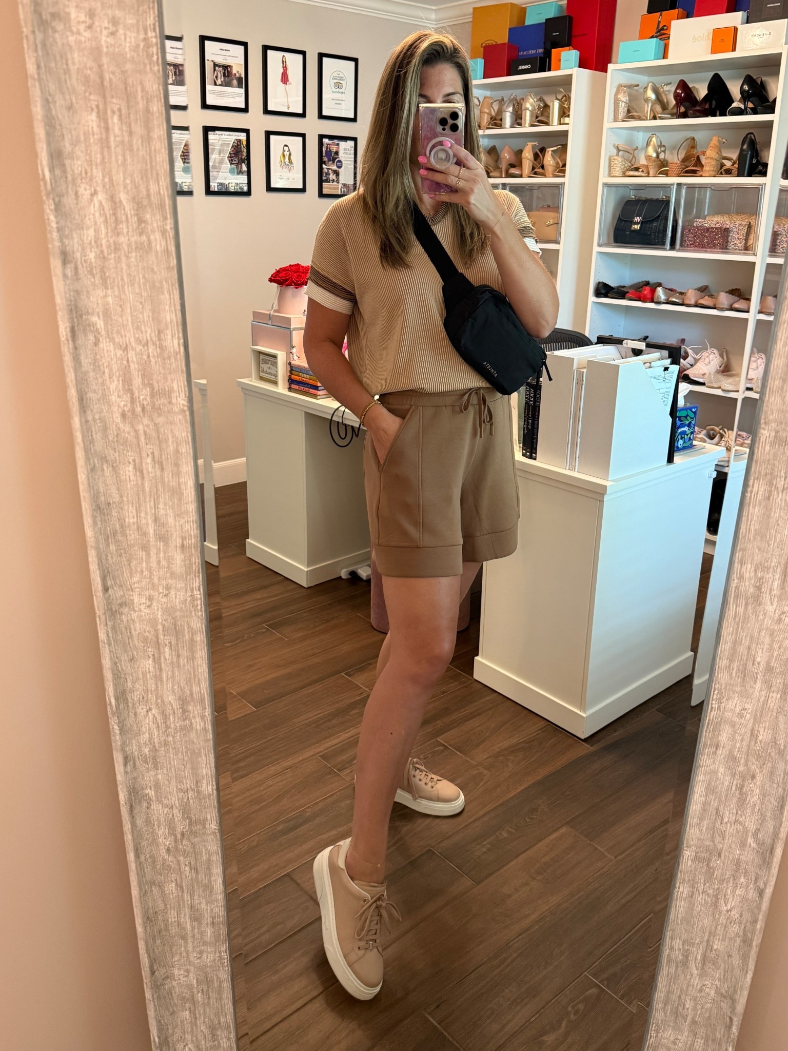 If your color palette is “fall” you’ll want in on these pieces. The color of my shorts (“Golden Bronze”) is available in a whole slew of elevated sweats. The shade is not only beautiful, but a great neutral that makes styling a breeze! Sharing some of my favorite styles in this color palette. 

Tshirt runs large. Wearing size XS.
Shoes run TTS. Wearing size M.

#LTKFindsUnder50 #LTKStyleTip #LTKOver40