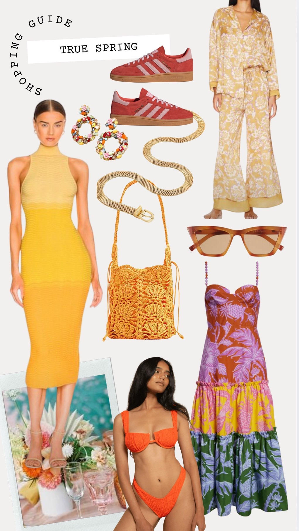 True Spring-You shine in clear, warm, golden tones—like a perfect spring day. Bright greens, poppy reds, sunny yellows—all with that juicy, fresh energy. Gold jewelry? Yes, please! #butteryellow 

#LTKOver40 #LTKStyleTip #LTKSeasonal