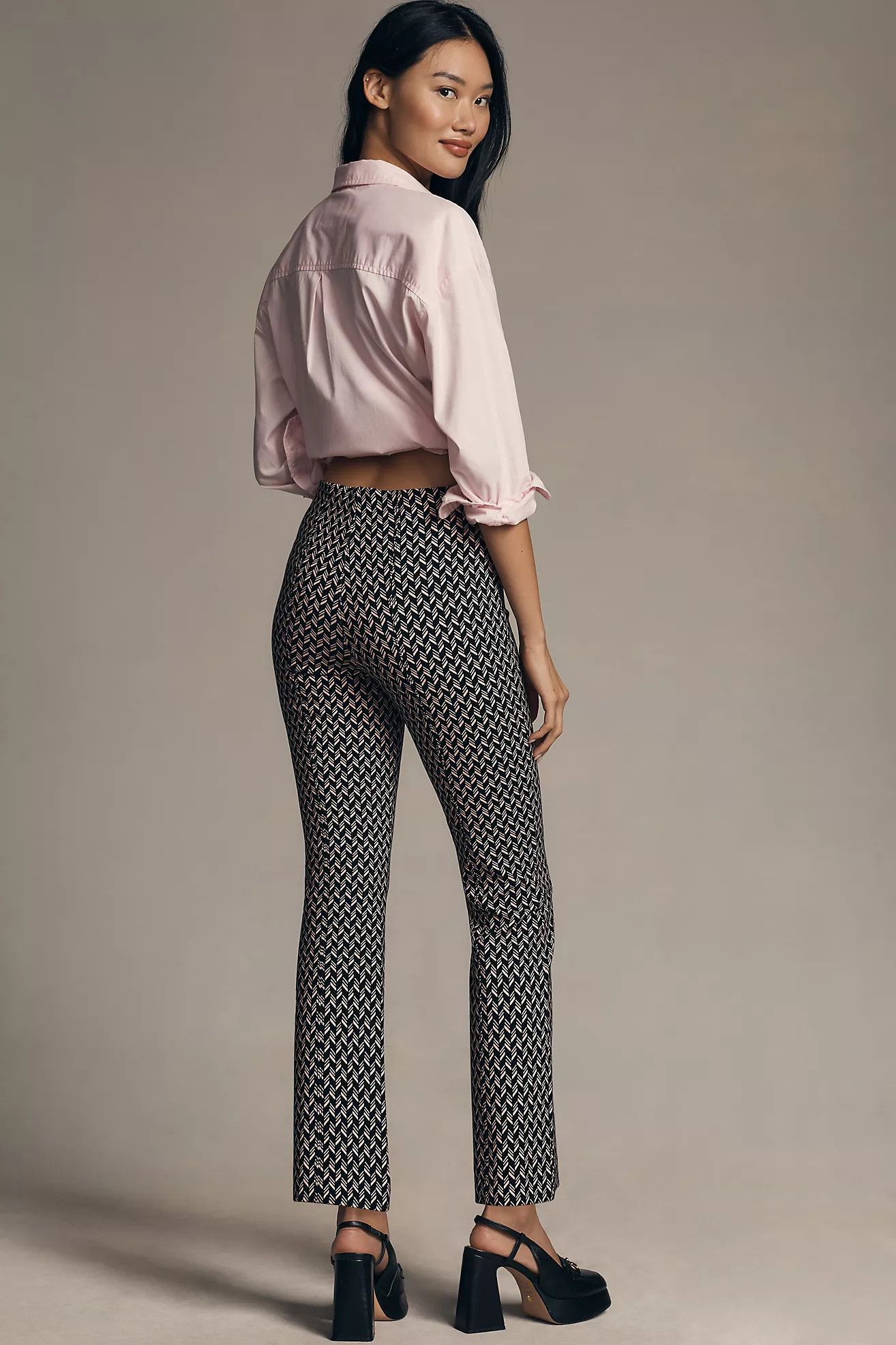 The Margot Kick-Flare Cropped Pants by Maeve | Anthropologie (US)