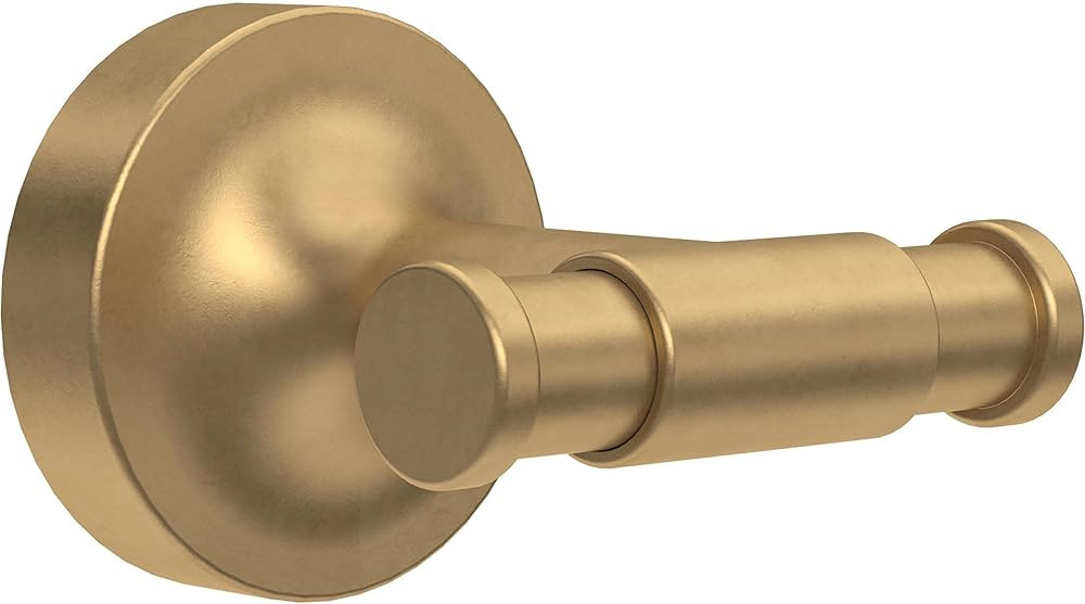 Franklin Brass VOI35-BB Voisin Double Towel Hook Bath Hardware Accessory in Satin Gold | Amazon (US)