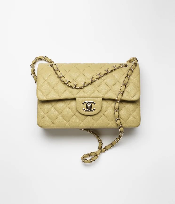 Small Classic Handbag - Grained shiny calfskin & gold-tone metal — Fashion | CHANEL | Chanel, Inc. (US)