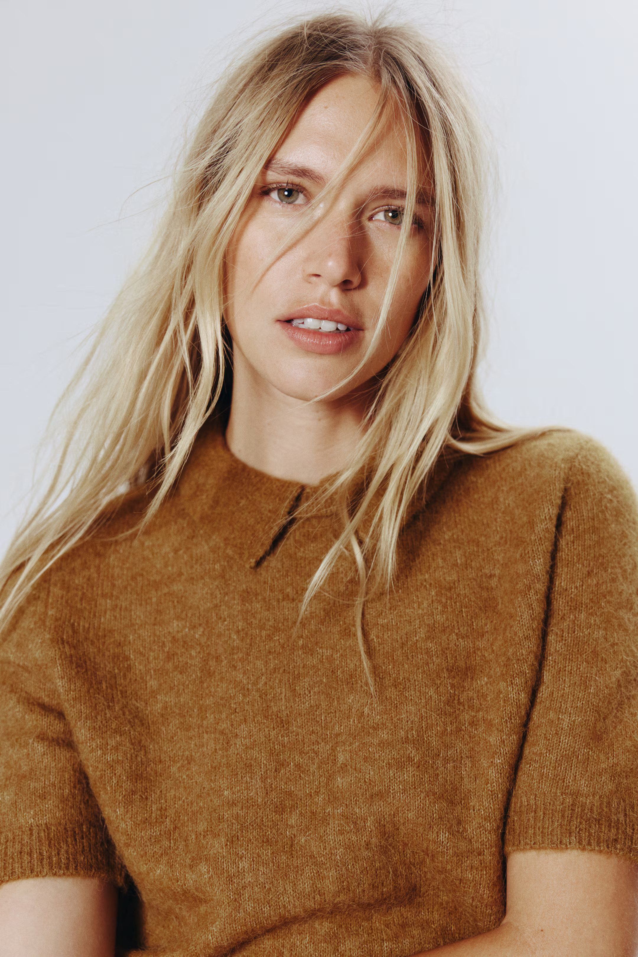 Alpaca-Blend Sweater with Collar | H&M (US + CA)