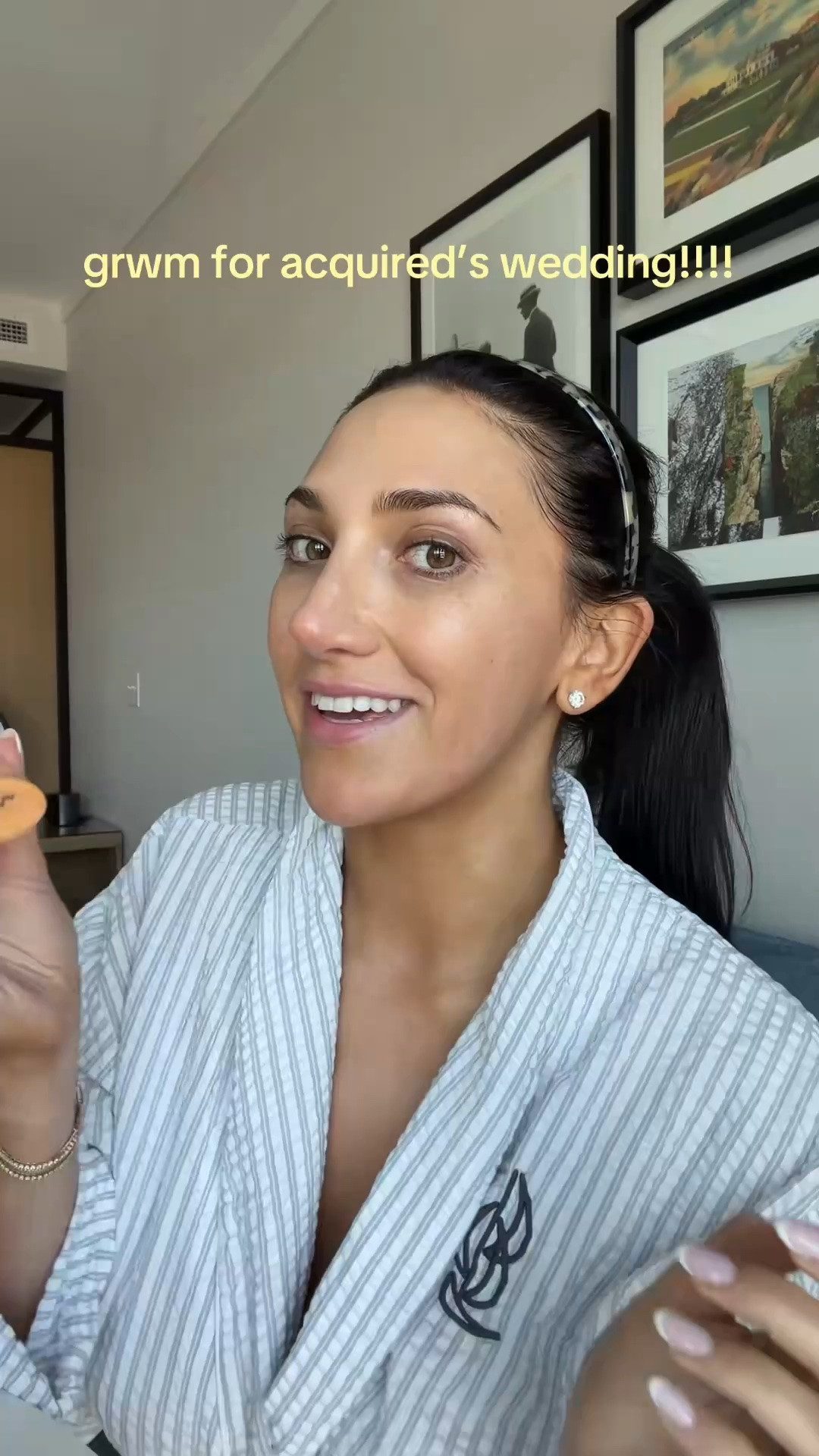 GRWM for acquired’s wedding!! 

 #LTKBeauty