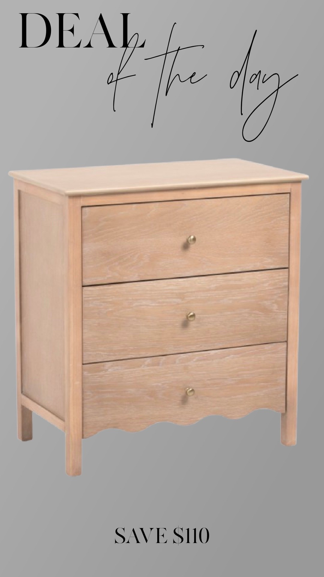 If you need a classic nightstand that won’t feel dated, this is a great one. Clean design, warm wood tones, and $110 off today. Shop the deal here.

#LTKSaleAlert #LTKHome
