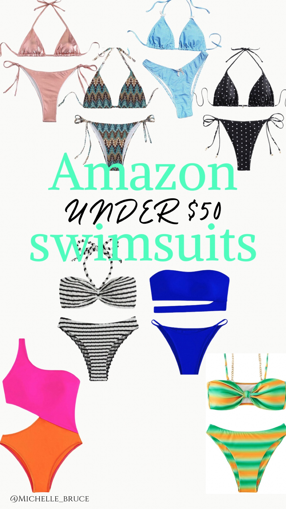 How cute are these bikinis under $50 from amazon!!!

#LTKSwim #LTKFindsUnder50