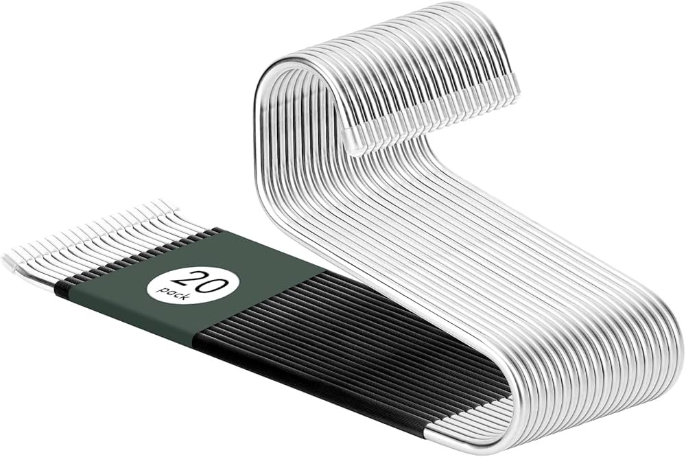 DOIOWN Open Ended Pants Hangers, Stainless Steel Pants Jean Hangers 8mm Thick, Multifunctional No... | Amazon (US)