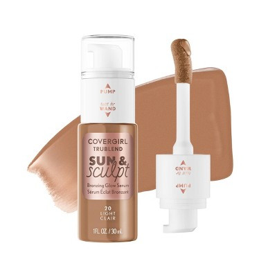 COVERGIRL TruBlend Sun & Sculpt Bronzing Glow Serum - 20 Light - 1 fl oz | Target