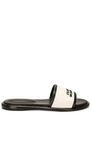 Vikee Slide in Ecru & Black | Revolve Clothing (Global)