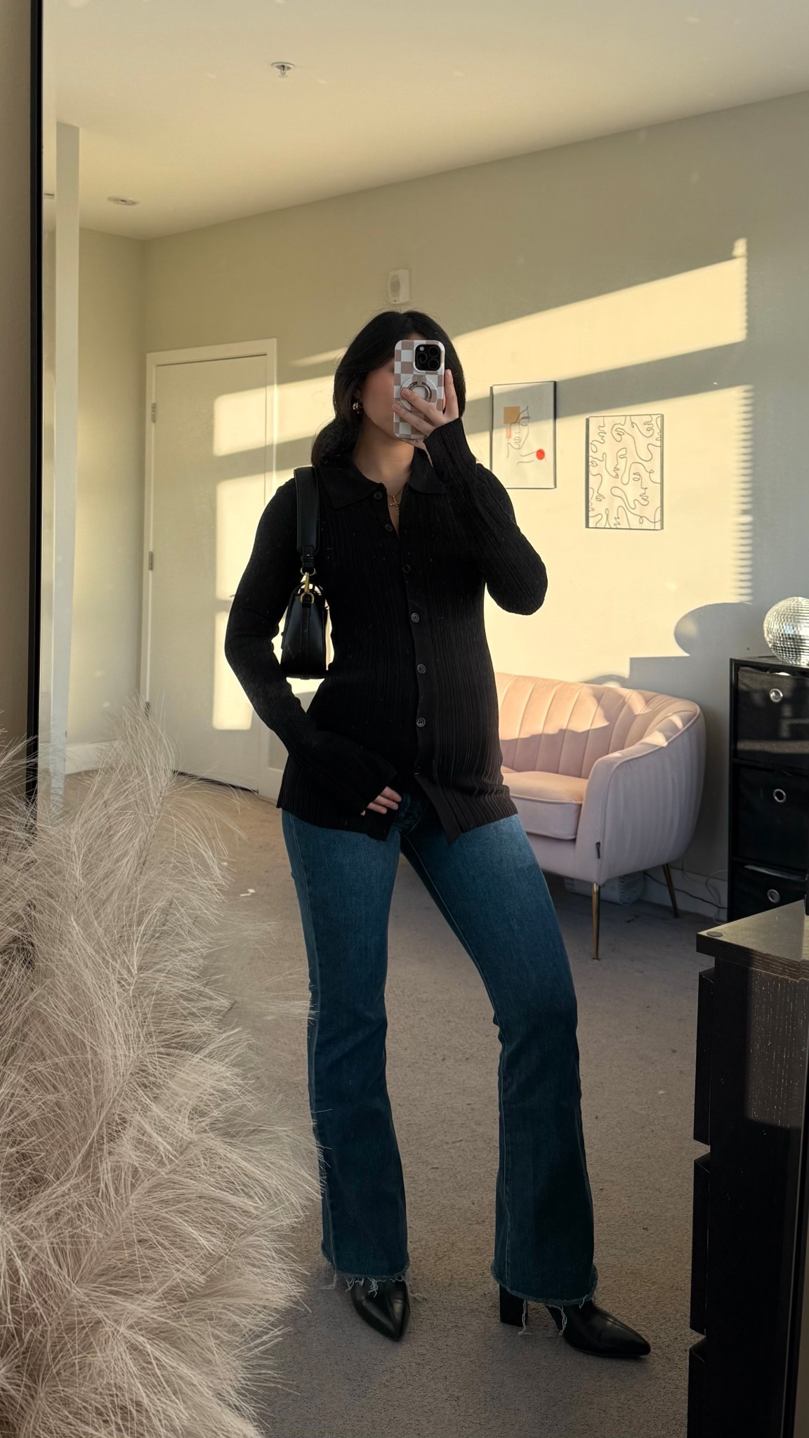 Black Button Top: size 4
Maternity Flare Jeans: size 24 
Linking similar products

Bump style, pregnant outfit, date night outfit, modest fashion, ootd

#LTKootd #LTKBump #LTKdayinmylife