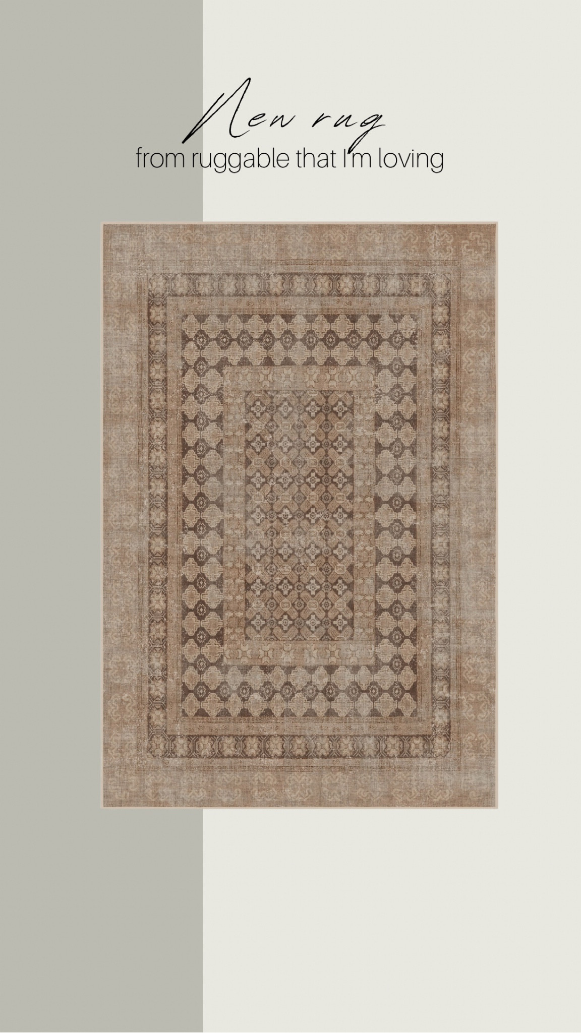 Cyrus Rose Gold Rug curated on LTK