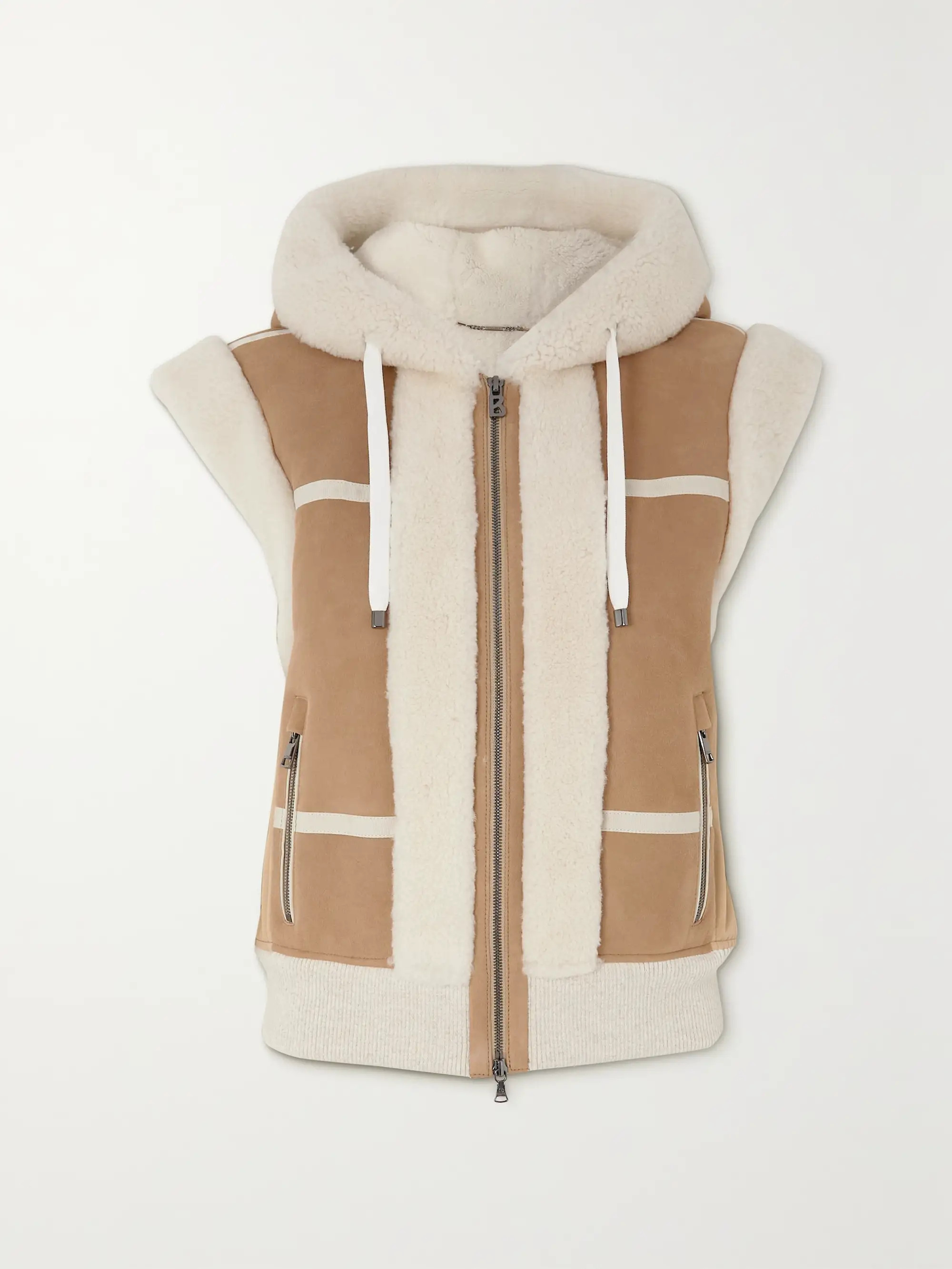 Feli hooded shearling vest | NET-A-PORTER (US)